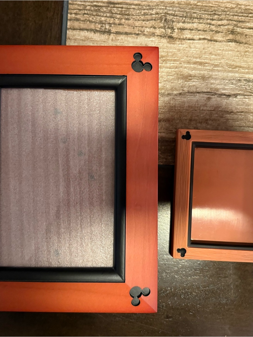 Disney wooden Picture Frames with Black Trim